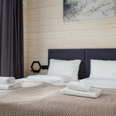 Коттедж "Уютный коттедж с чаном в хвойном лесу №1"