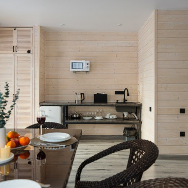 Коттедж "Уютный коттедж с чаном в хвойном лесу №1"