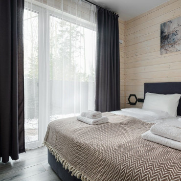 Коттедж "Уютный коттедж с чаном в хвойном лесу №1"