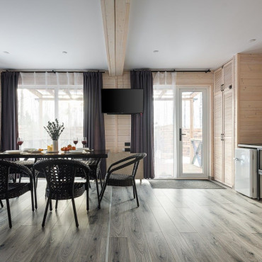 Коттедж "Уютный коттедж с чаном в хвойном лесу №1"