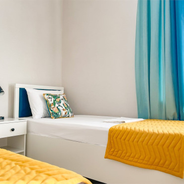 Номер "4-хместный 3-хкомнатный семейный номер с доп.местами Анапа, ул. Шевченко 132А"