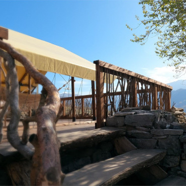 Номер "Релакс-шатёр с банным чаном на террасе"