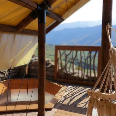 Номер "Релакс-шатёр с банным чаном на террасе"