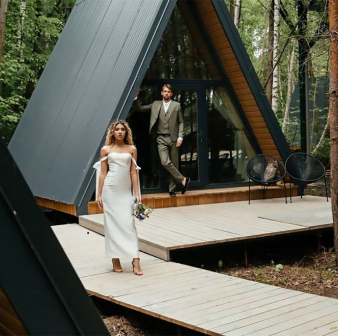 Домик A-Frame Загородный клуб Утрау