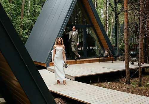 Домик A-Frame Загородный клуб Утрау