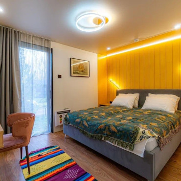 Коттедж "Дуплекс с баней на компанию до 6 гостей"