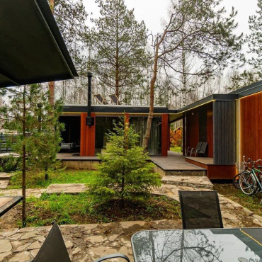 Коттедж "Дуплекс с баней на компанию до 6 гостей"