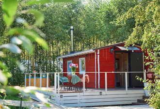 Дом охотника в глэмпинге Просто Эко