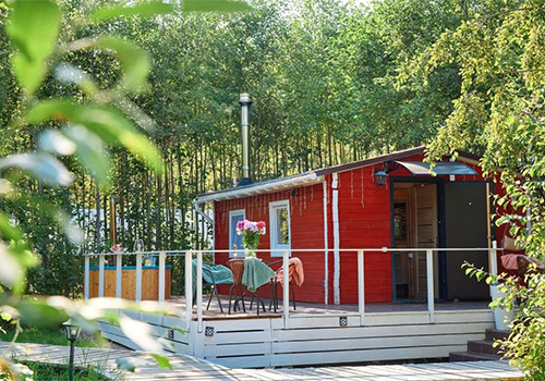 Дом охотника в глэмпинге Просто Эко