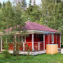 Дом с баней в глэмпинге Просто Эко