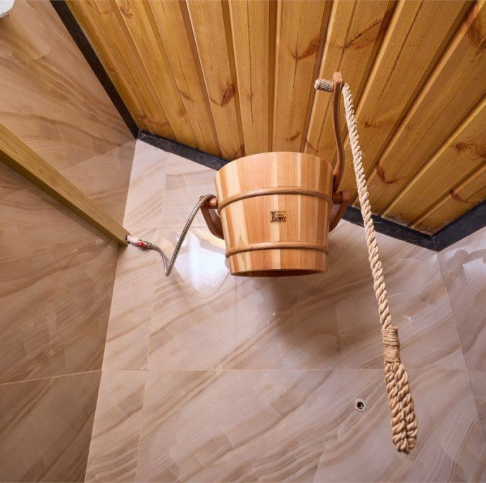 Дом с баней в глэмпинге Просто Эко