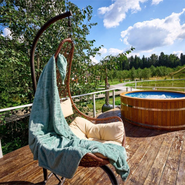 Дом "ДОМ У ОЗЕРА С КУПЕЛЬЮ НА ДРОВАХ"