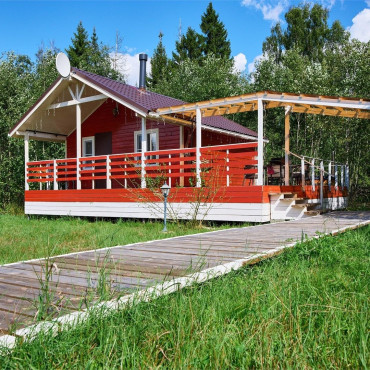 Дом "ДОМ ВДОХНОВЕНИЕ С КУПЕЛЬЮ НА ДРОВАХ"