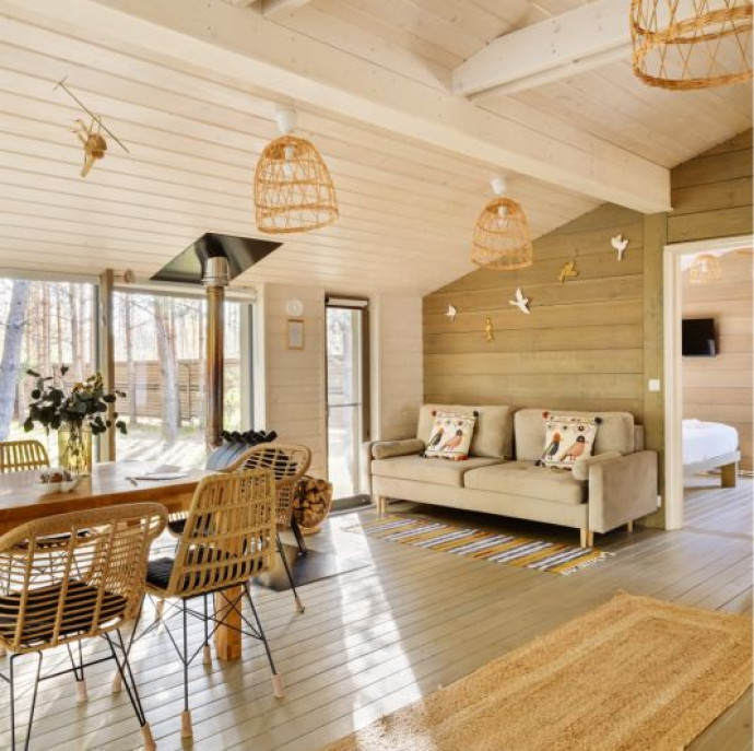 Дом в экоотеле Лунный кролик