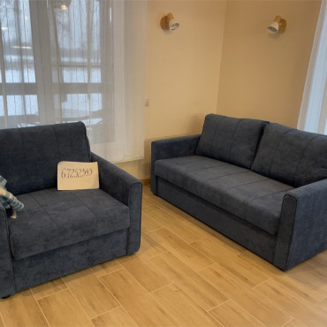 Коттедж "Дом для отдыха синий у озера"