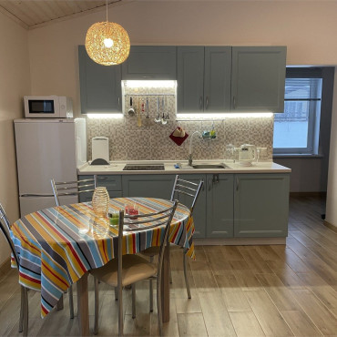 Коттедж "Дом для отдыха синий у озера"