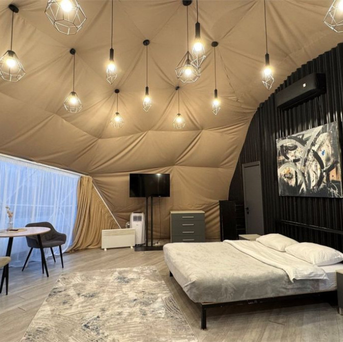 Геокупол в загородном клубе Утрау