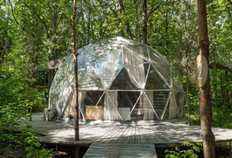 Геокупол в загородном клубе Утрау