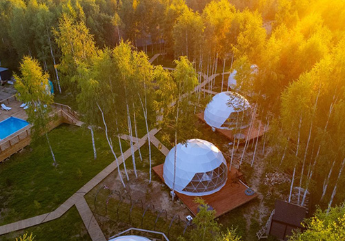 Глэмпинг На краю света