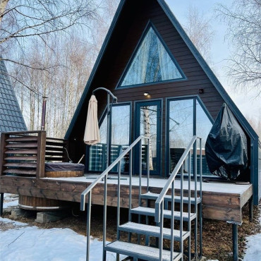 Коттедж "ул. Полевая дом 10 «Премиум» с камином"