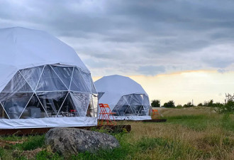 Купольный дом в глэмпинг парке КосмоСфера