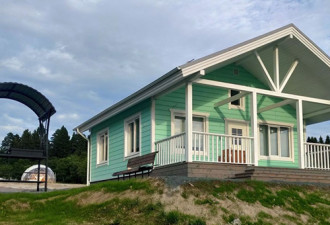 "Мятный дом" с сауной Сонный Залив