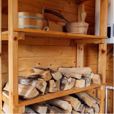 Дом "БАНЯ НА ДРОВАХ С КРЫТОЙ ВЕРАНДОЙ"