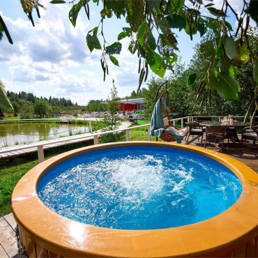 Дом "ДОМ У ОЗЕРА С КУПЕЛЬЮ НА ДРОВАХ"