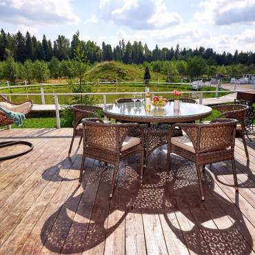 Дом "ДОМ У ОЗЕРА С КУПЕЛЬЮ НА ДРОВАХ"