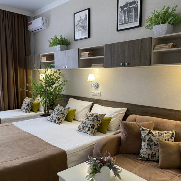 Аппартаменты "Двухкомнатные апартаменты Park & House № 4 (*кухня и ванна) до 10 гостей"