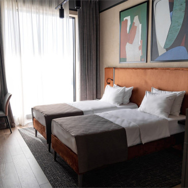 Номер "Делюкс двухместный с одной большой или двумя раздельными кроватями"