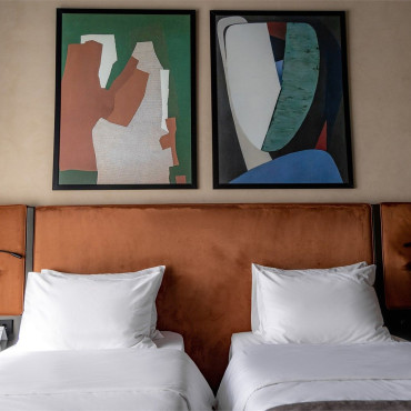 Номер "Делюкс двухместный с одной большой или двумя раздельными кроватями"