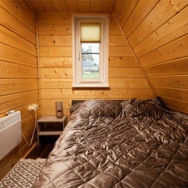 Коттедж "A-frame «Петрол» домик из дерева 4х местный"