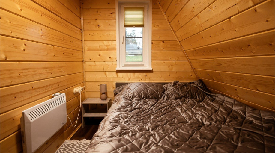 Коттедж "A-frame «Петрол» домик из дерева 4х местный"