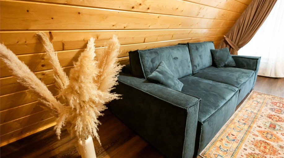 Коттедж "A-frame «Петрол» домик из дерева 4х местный"