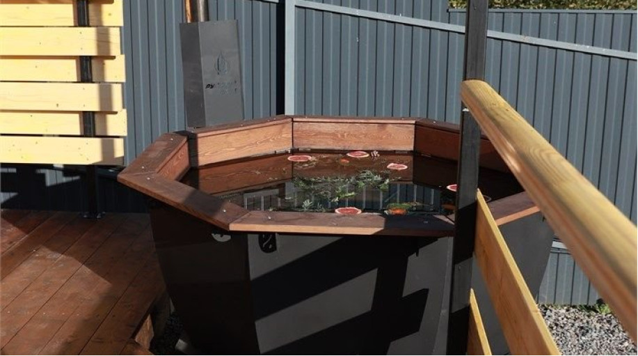 Коттедж "A-frame «Терракот» домик из дерева 4х местный"