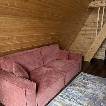 Коттедж "A-frame «Терракот» домик из дерева 4х местный"