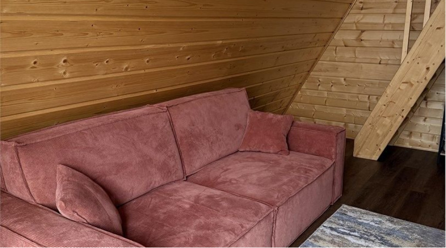 Коттедж "A-frame «Терракот» домик из дерева 4х местный"