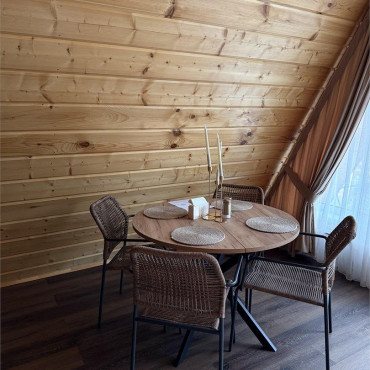 Коттедж "A-frame «Терракот» домик из дерева 4х местный"