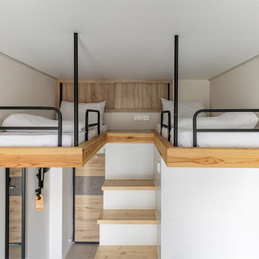 Номер "Standart четырехместный с балконом и видом на море"