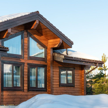 Коттедж "ВИП Коттедж Пушистый снег (2 спальни с принадлежностями для сна Тогас)"