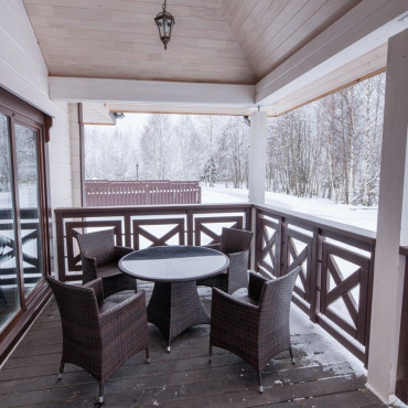 Коттедж "Коттедж "Морозные узоры" (2 спальни) 94 м2"