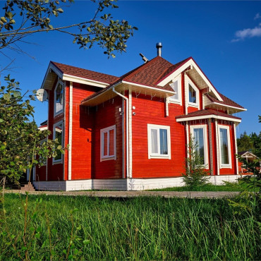 Дом "ШАЛЕ ДЕ ЛЮКС ИЗ БРУСА"