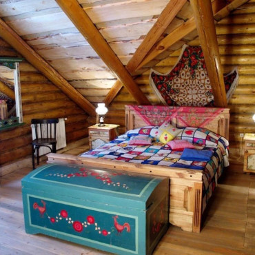 Номер "Бутик-отель Чеховская дача №10 (Мансарда-люкс с двуспальной кроватью)"