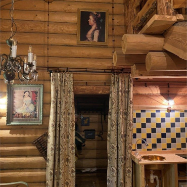 Аппартаменты "Бутик-отель Архангельская дача №8 - (2-этажные (2-х светная гостиная + гостевой с/у на 1 этаже + спальня с рабочим кабинетом и балконом + будуар -ванная с балконом + кухня)"