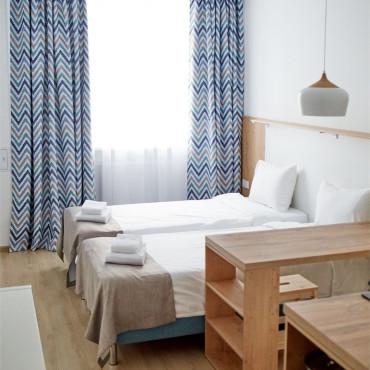 Аппартаменты "Апартаменты с двумя раздельными/двуспальной кроватью"