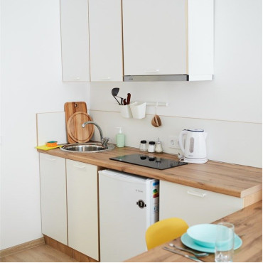 Аппартаменты "Апартаменты с двумя раздельными/двуспальной кроватью"