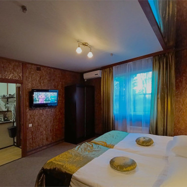 Номер "Апартаменты с кухней Делюкс 2-х комнатные"