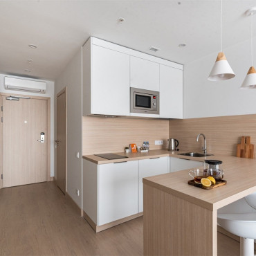 Аппартаменты "Стандарт с одной большой кроватью (Ботаника)"