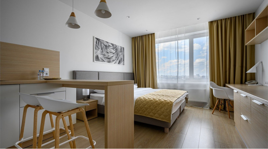 Аппартаменты "Стандарт с видом на Остров Мечты (Технопарк)"